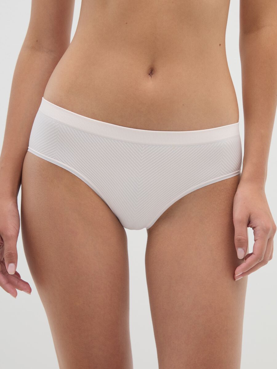 Pink Stretch Fabric Knickers_1