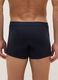 Tripack boxers masculinos em algod&atilde;o el&aacute;stico azul ajuste regular_2
