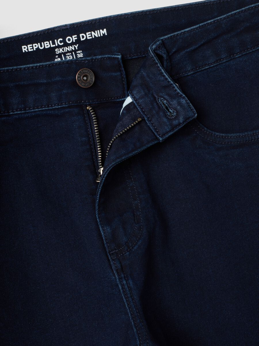 Skinny fit stretch cotton denim jeans_6