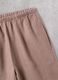 100% Leinen Wide-Leg-Hose in Mocha_7