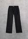 100% Linen Wide-Leg Trousers Black_6