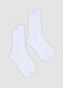 2-pack of white mid-calf pure cotton socks_0