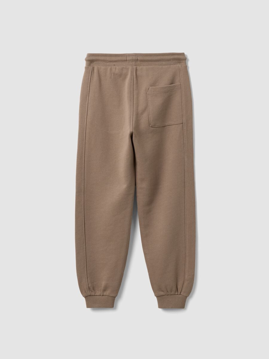 Beige Jogginghose aus Bio-Baumwolle_1