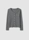 Grey pyjama T-shirt in cotton-viscose blend_4