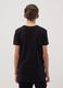 Kids' pure black cotton Minecraft T-shirt_2
