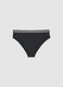 Black stretch swim briefs with embroidered details_4