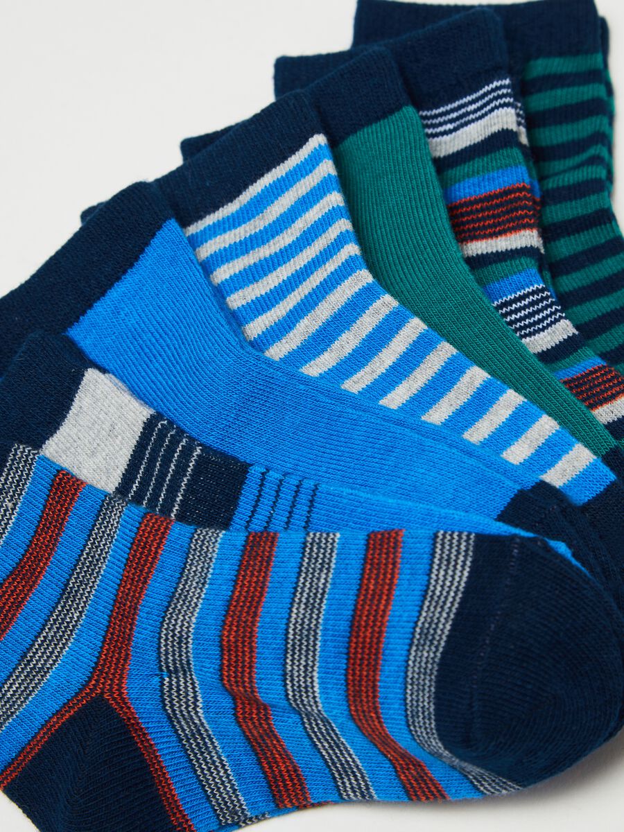 Multi-pack short striped socks_2