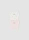 2-pack of pink and white organic cotton short-sleeve bodysuits for baby girls_2
