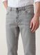 Graue Denim-Jeans aus Baumwoll-Viskose-Mix, Regular Fit_1