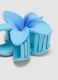 Blue Flower-Shaped Hair Clip for Girls_2