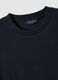Black Cotton Crew Neck T-shirt, Regular Fit_5