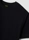 Black oversized pure cotton short-sleeve T-shirt_6