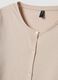 Beige organic cotton-blend jersey nightdress with crew neck_5