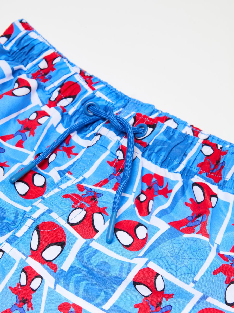 Swimming trunks with Spidey print_2