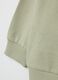 Children's green pure cotton sweatshirt regular fit_3