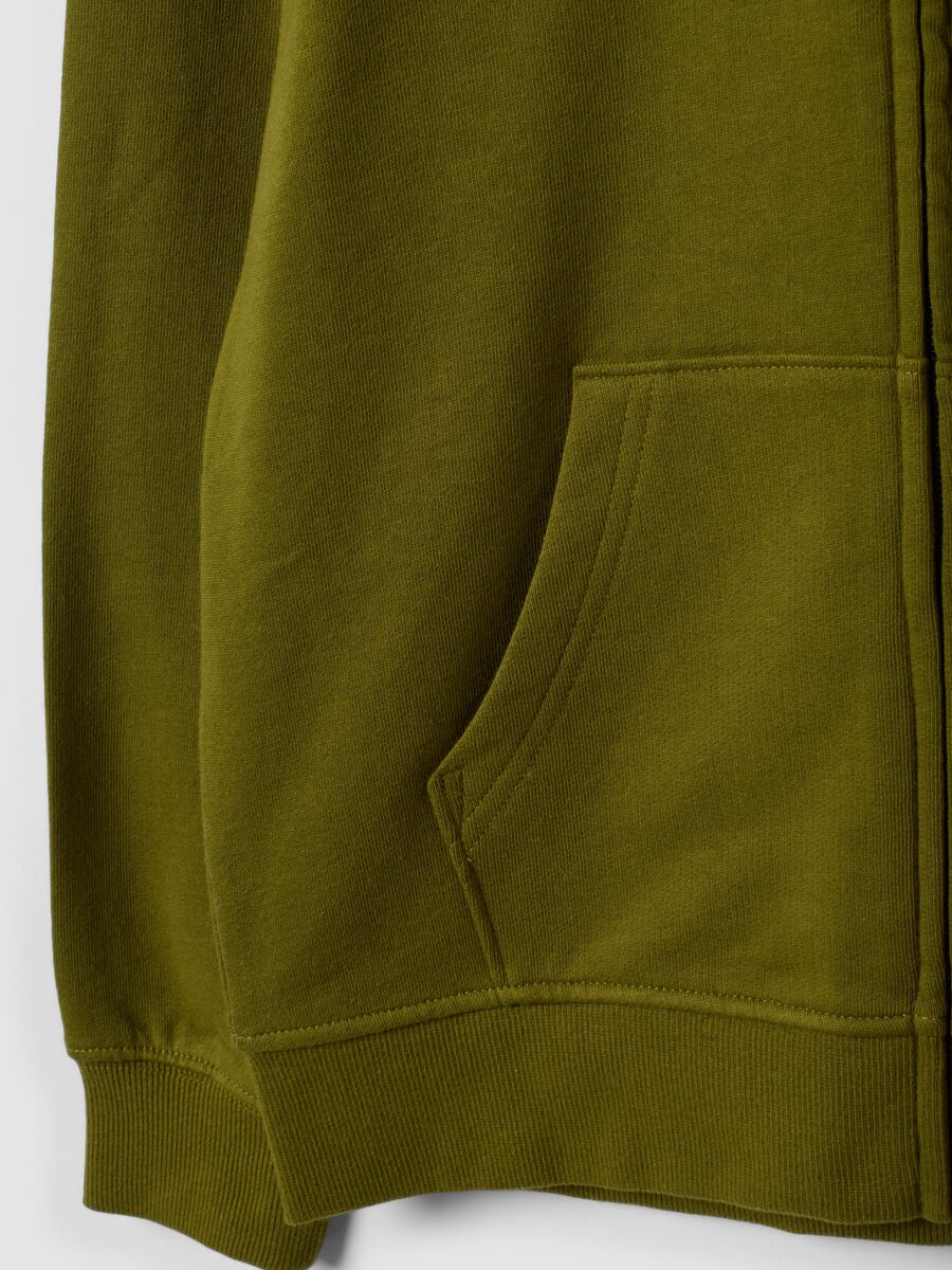Gr&uuml;ner Hoodie aus reiner Bio-Baumwolle, Regular Fit, f&uuml;r Jungen_5