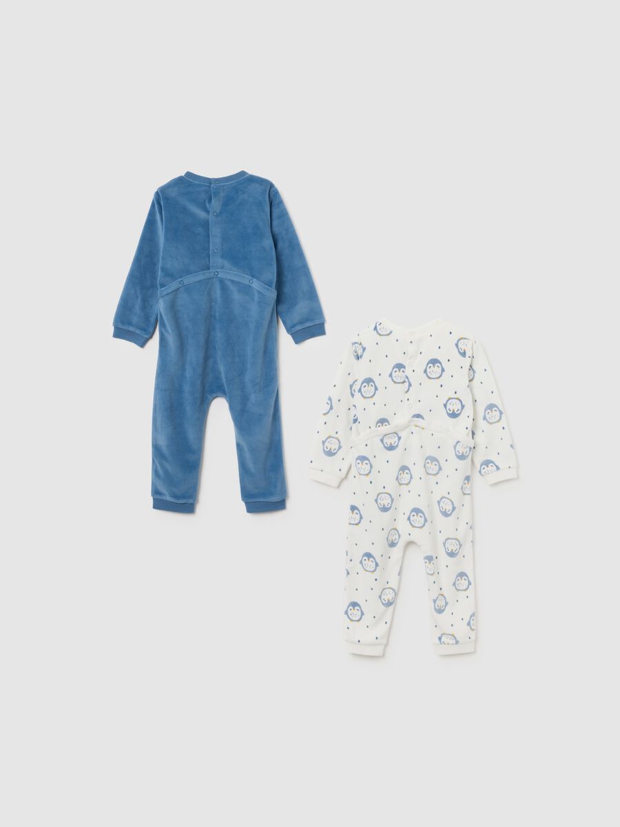 Baby Multi-colour Long Sleeve Bodysuit Twin-pack with Prints_1