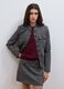 Blazer grigio in misto lana e viscosa slim fit_2