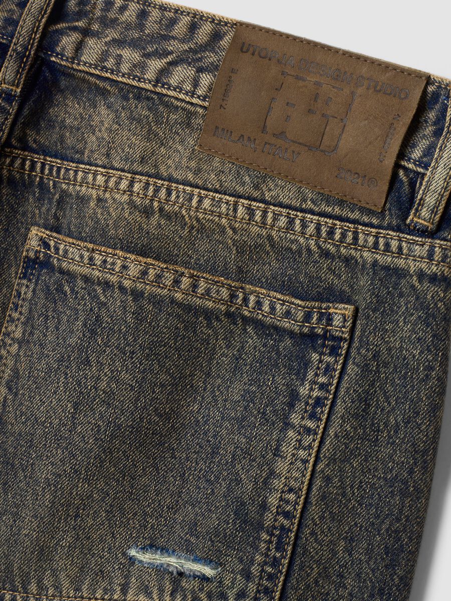 Wide Leg Denim Vintage Dark Blue_8