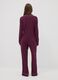 Purple pure viscose pyjamas with V-neck and contrast piping_3