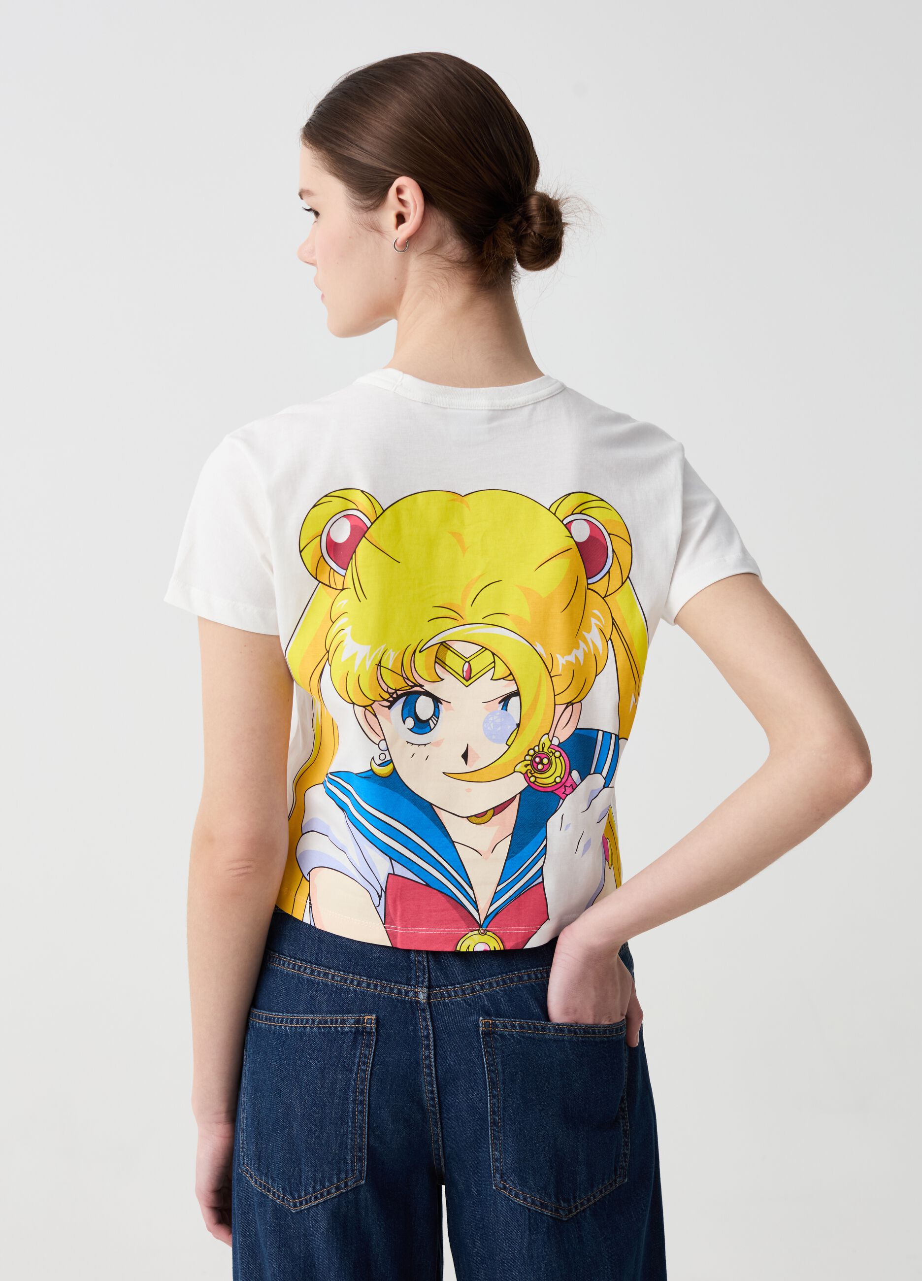 Camiseta con estampado Sailor Moon