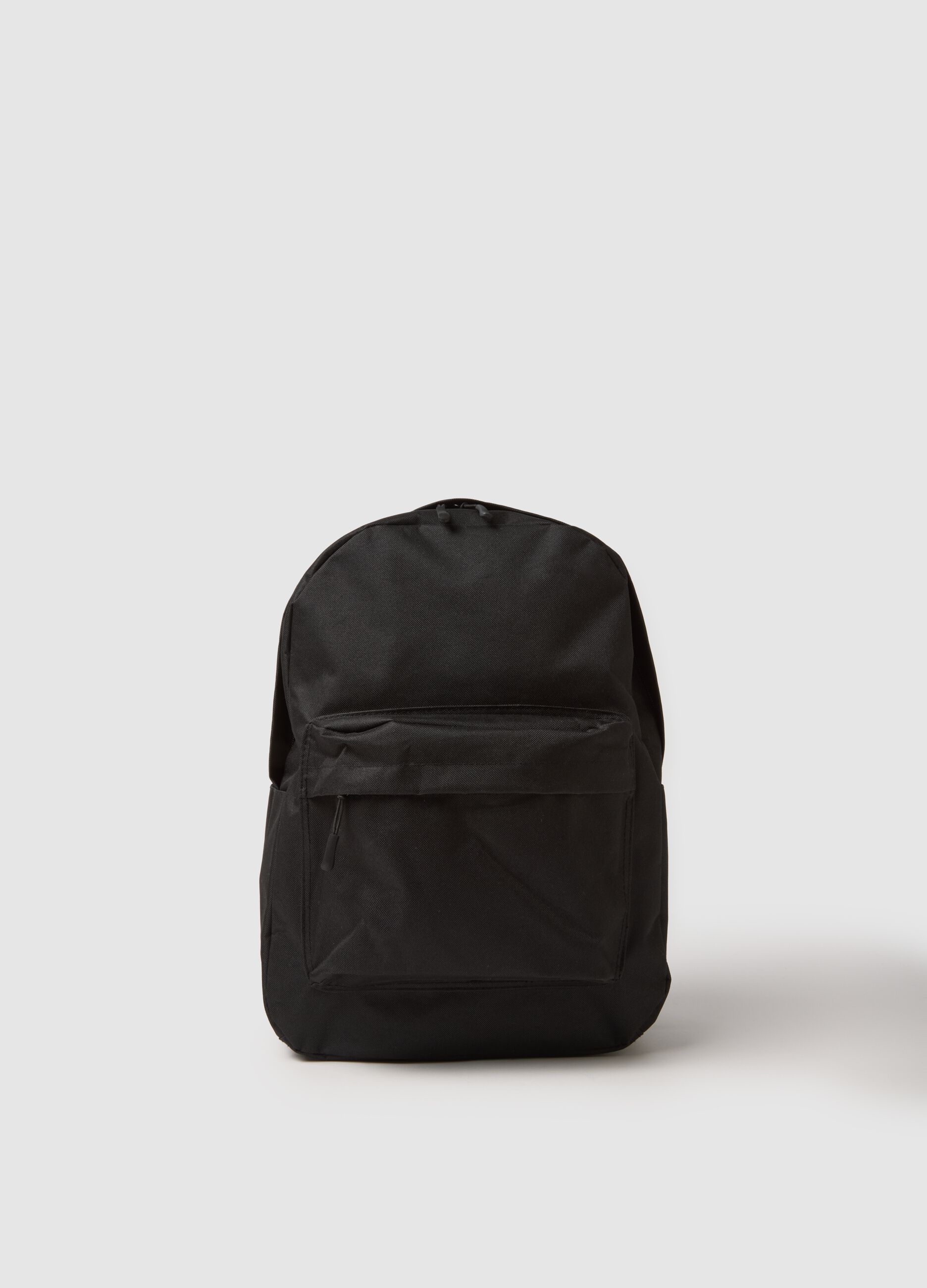 Black Backpack with Extra Pockets