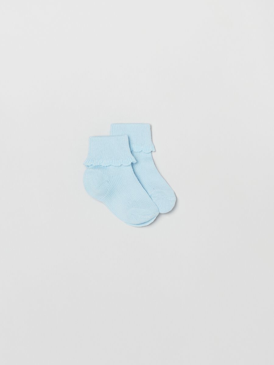 Two-pair pack short newborn socks_2