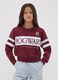 Red stretch-cotton sweatshirt with ribbed neckline, Harry Potter theme_1