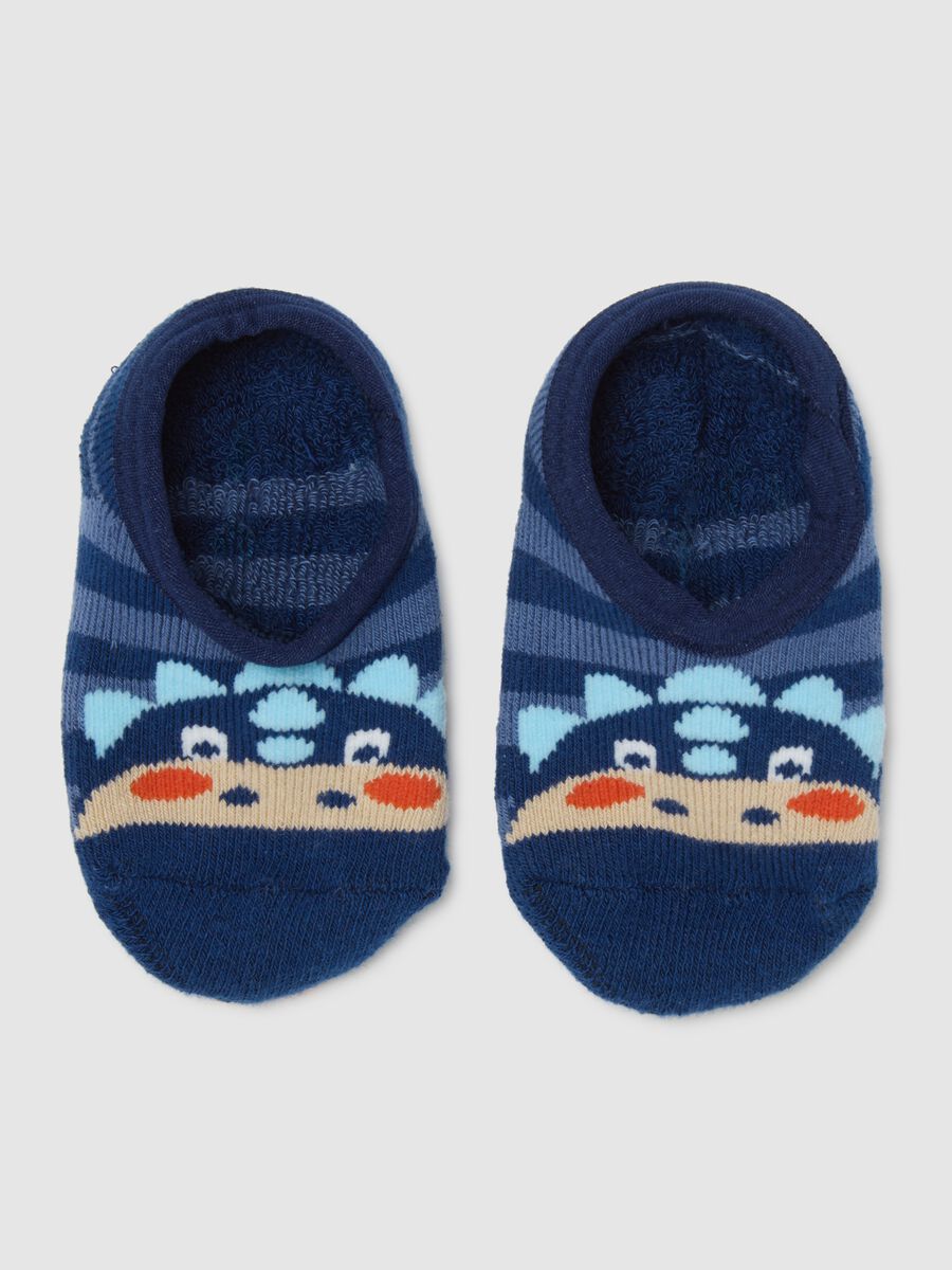 Multicolour Cotton Blend Baby Socks with Non-slip Features_1