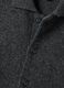 Grey marl stretch wool polo-collar cardigan_1