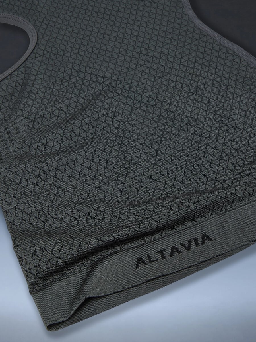 Grey stretch-fabric balaclava ALTAVIA WITH DEBORAH COMPAGNONI_2