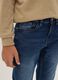 Boys' blue slim-fit stretch cotton jeans_2