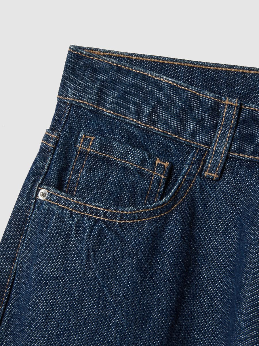 Pure Cotton Blue Boyfriend Fit Jeans_5