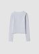 Grey slim-fit organic stretch cotton T-shirt with slogan_1