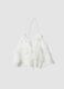 White ruffle top with thin straps_4