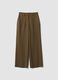 Green viscose-blend straight-leg trousers_4