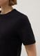 Relaxed fit black pure cotton T-shirt_3
