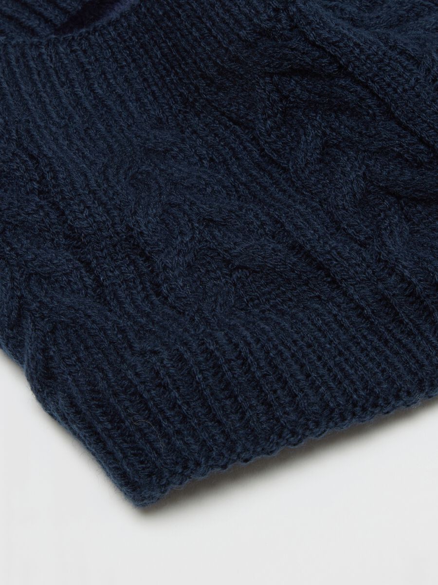Blue children's neck warmer_1