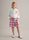 Multicolour pure cotton shorts_0