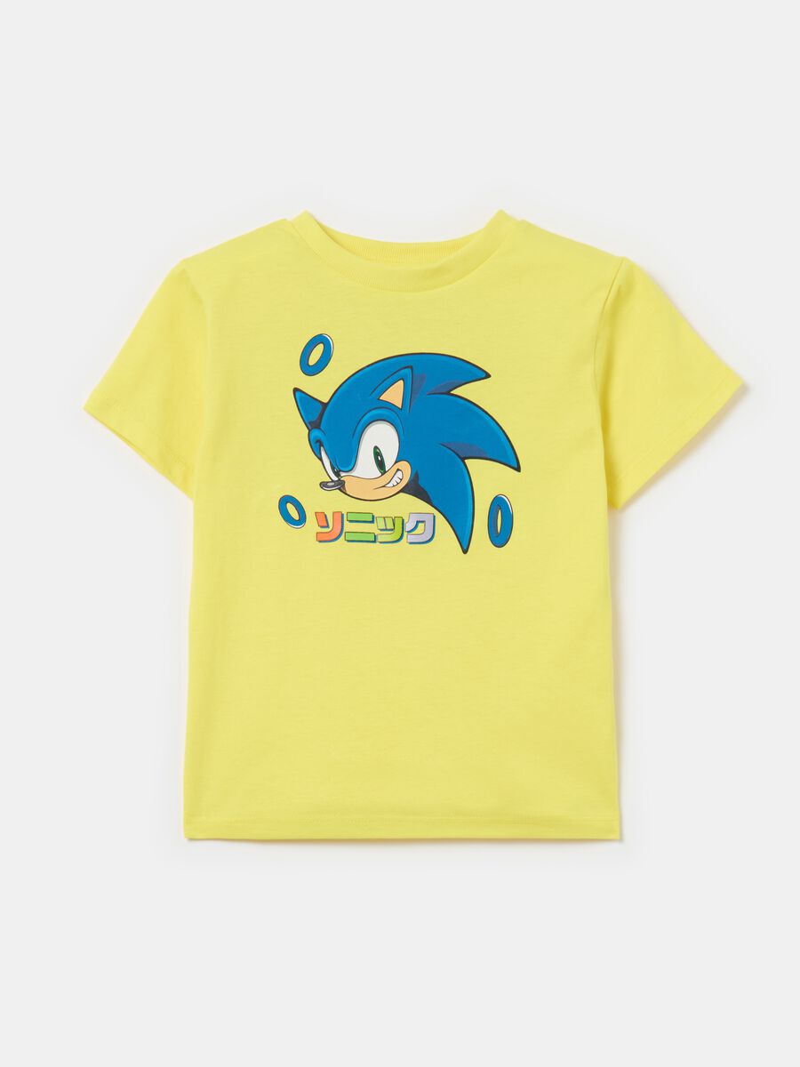 T-shirt in cotone con stampa Sonic™_0