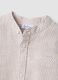 Boys&rsquo; white and beige striped linen-cotton blend shirt_3