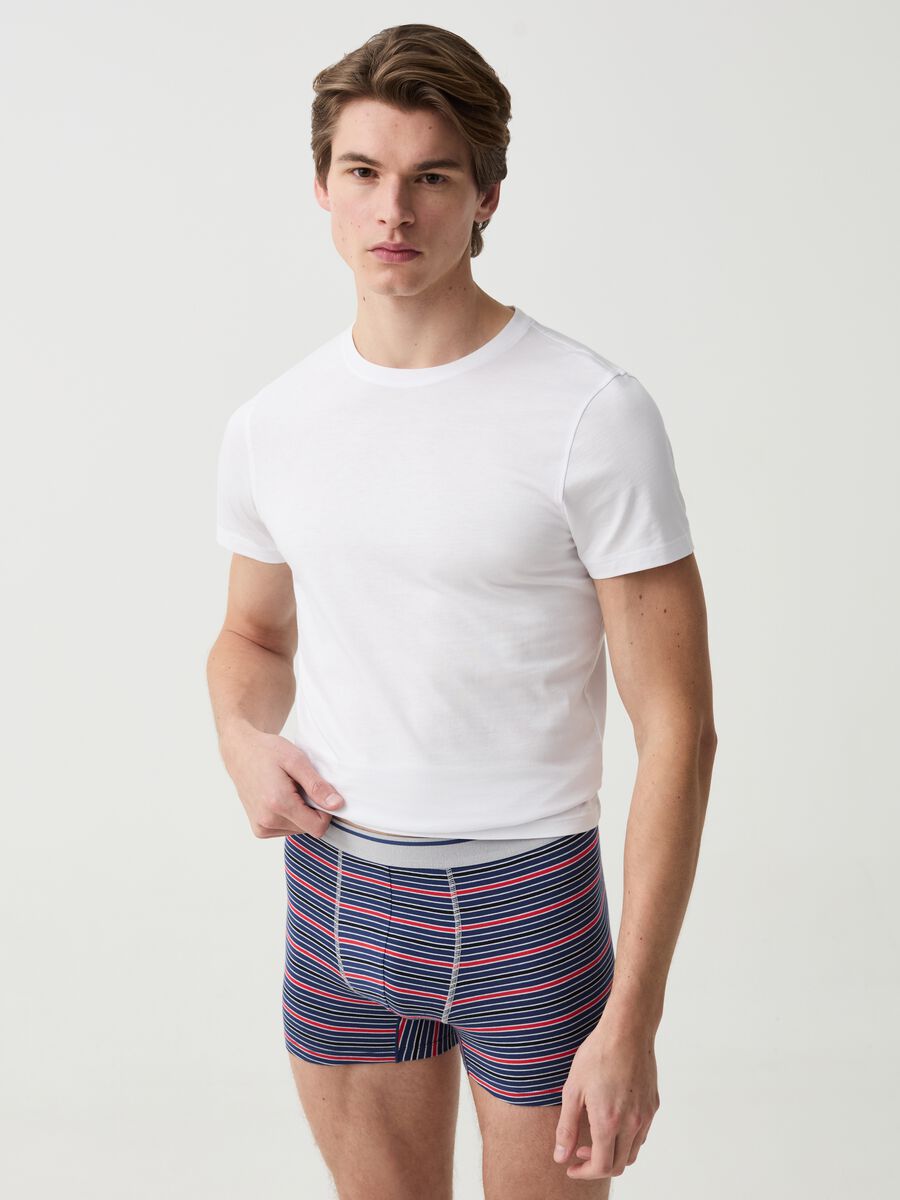 Three-pack boxer shorts with striped patterned edging_0