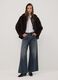 Brown regular-fit hooded jacket_1