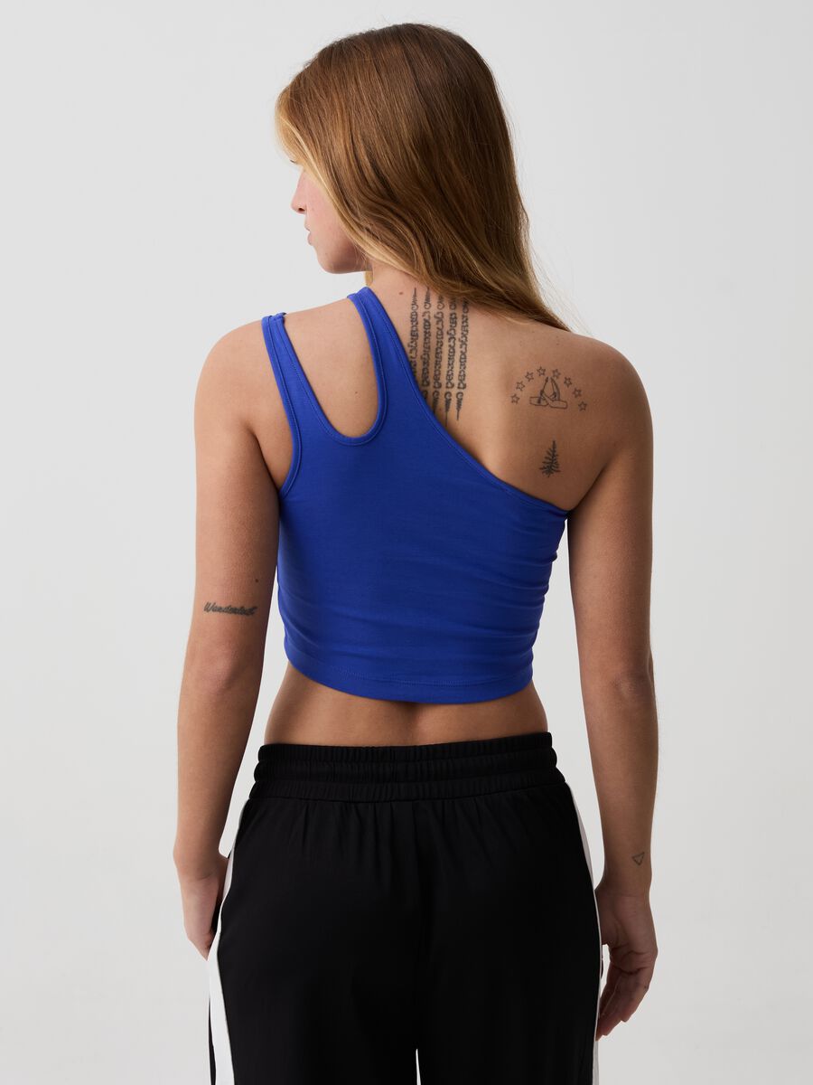 B.ANGEL FOR THE SEA BEYOND single-shoulder crop top with cut-out detail_2