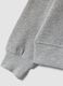 Grey pure cotton girls&rsquo; crew-neck sweatshirt with bow_2