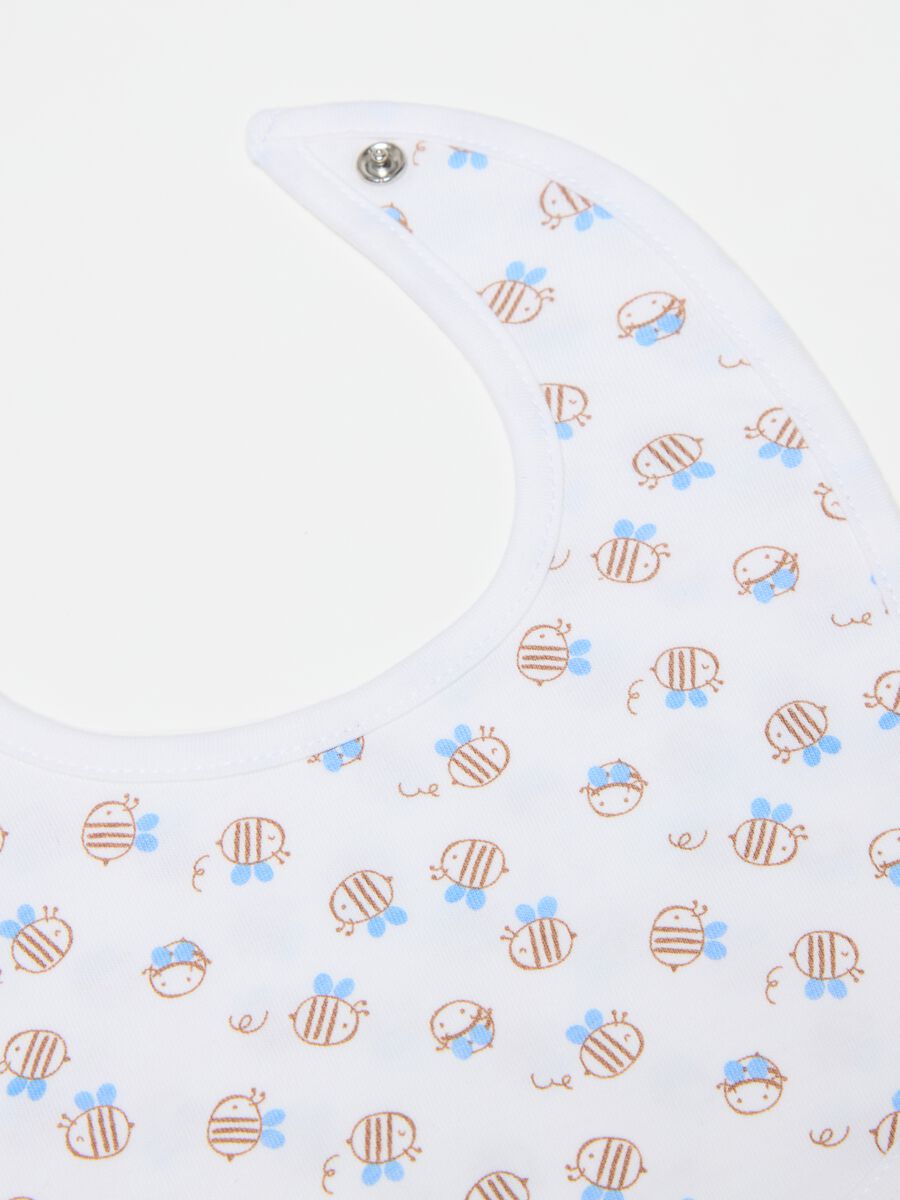 Two-pack cotton bibs with print_1
