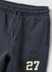 Blue and white pure cotton Batman tracksuit_3