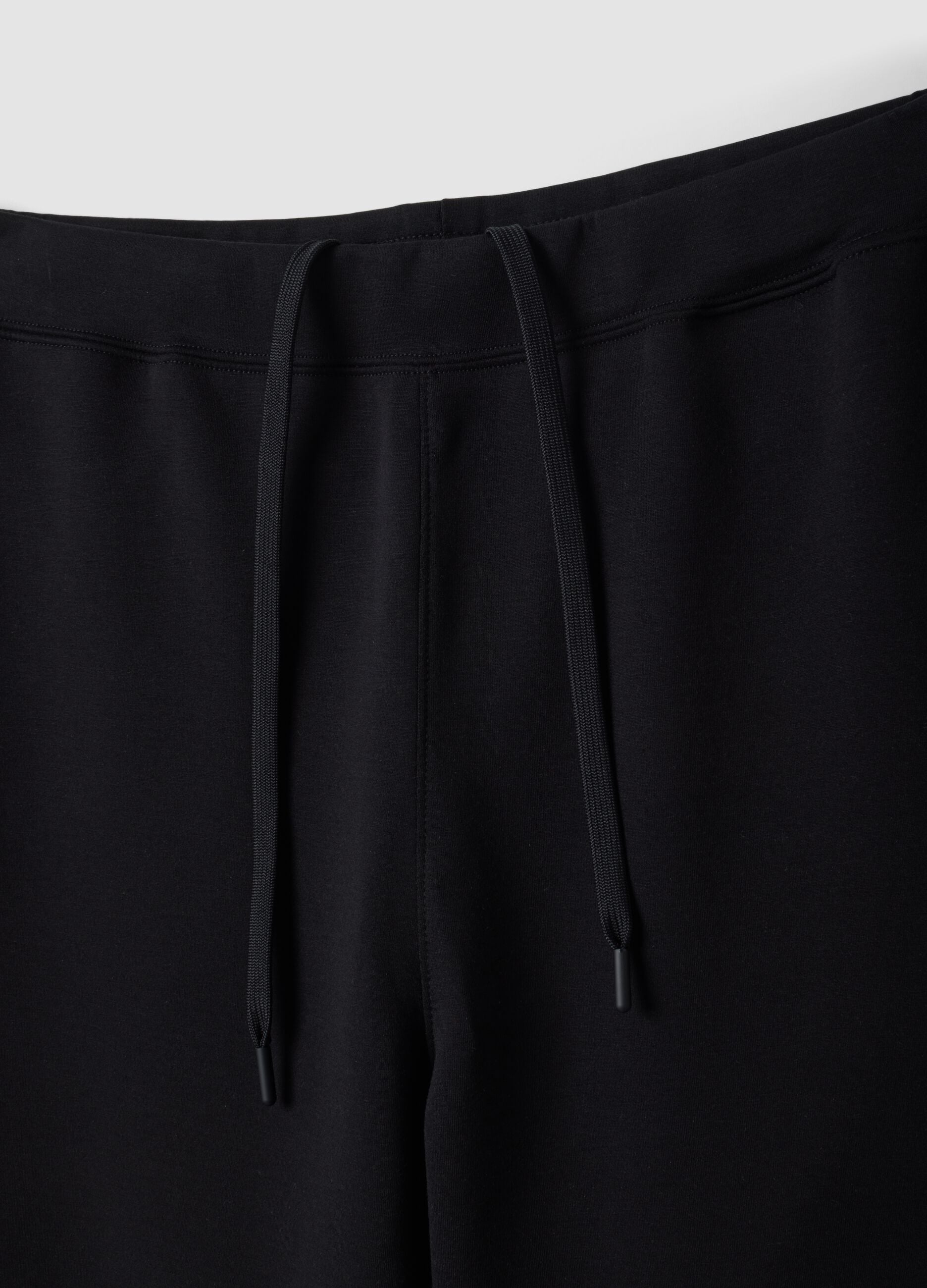 Black regular-fit joggers in stretch Easy Dry fabric