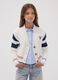 White cotton-blend cardigan with deep V-neck and heart embroidery_1