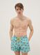 Blue Swim Shorts with Popeye Prints_0